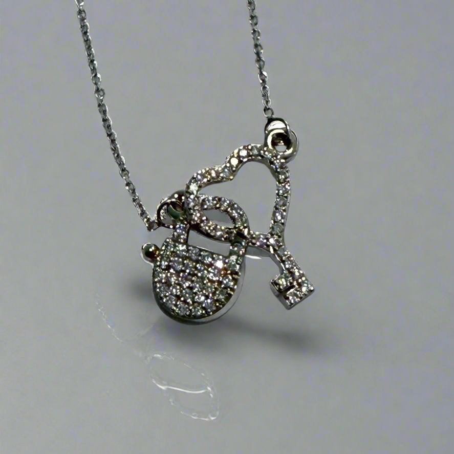 Lock & Key Pendant
