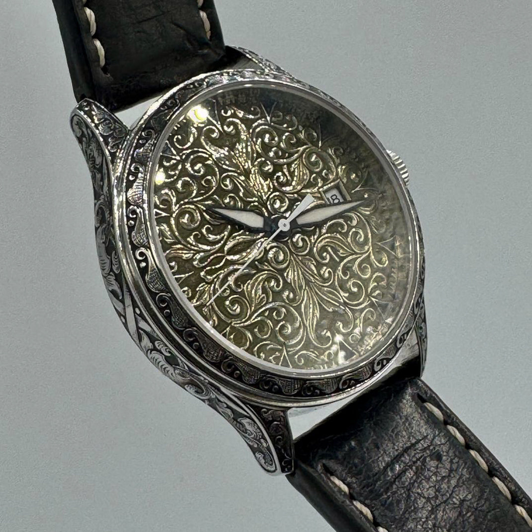 Hand Engraved Watch by Vetré