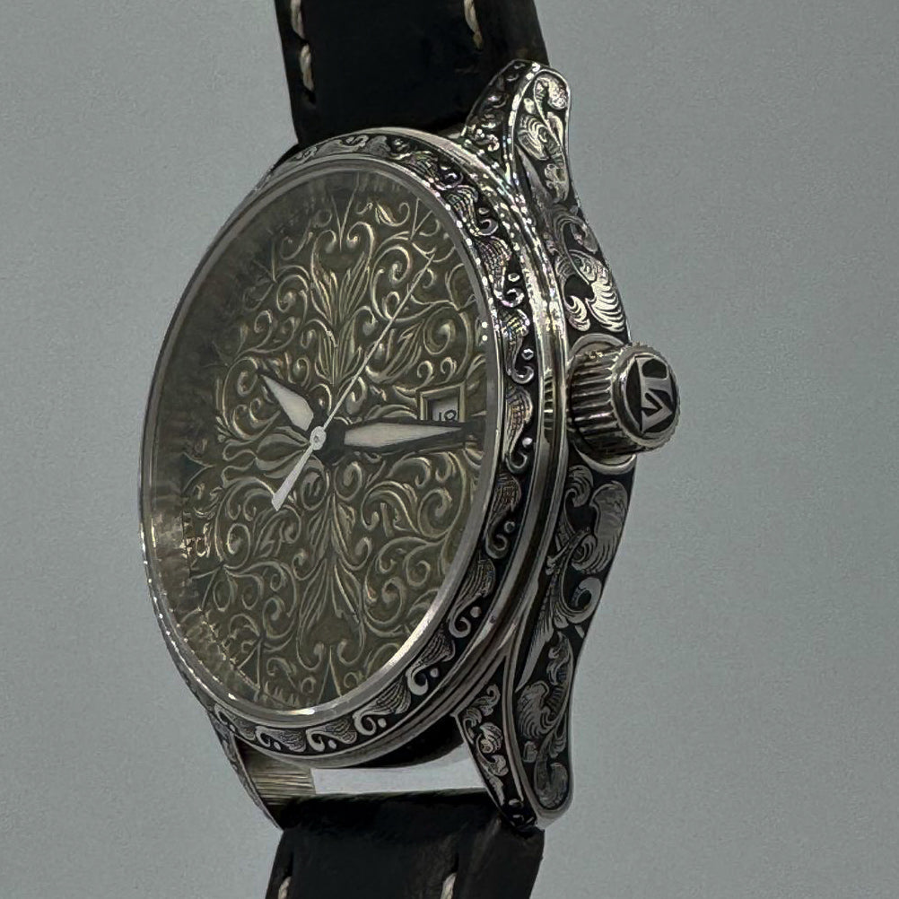 Hand Engraved Watch by Vetré