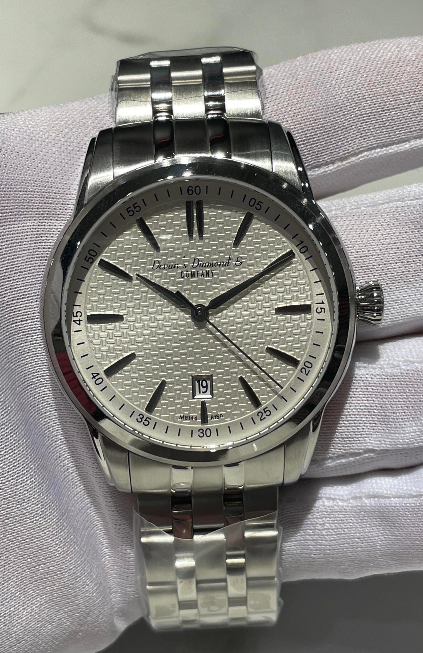 Automatic Cream Watch