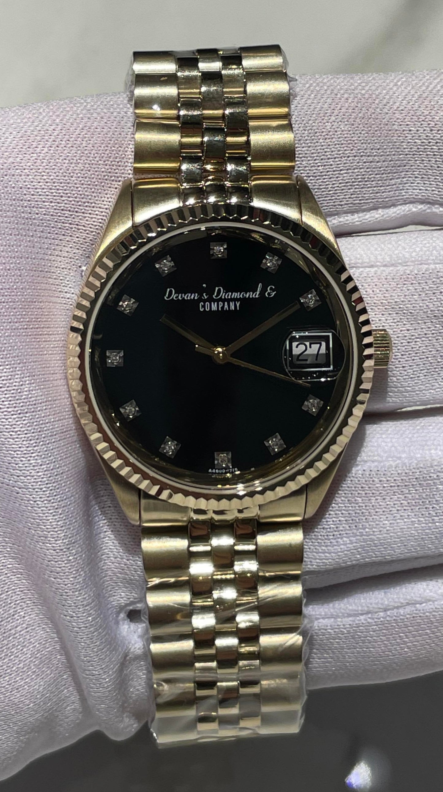 Black Diamond Dial Watch