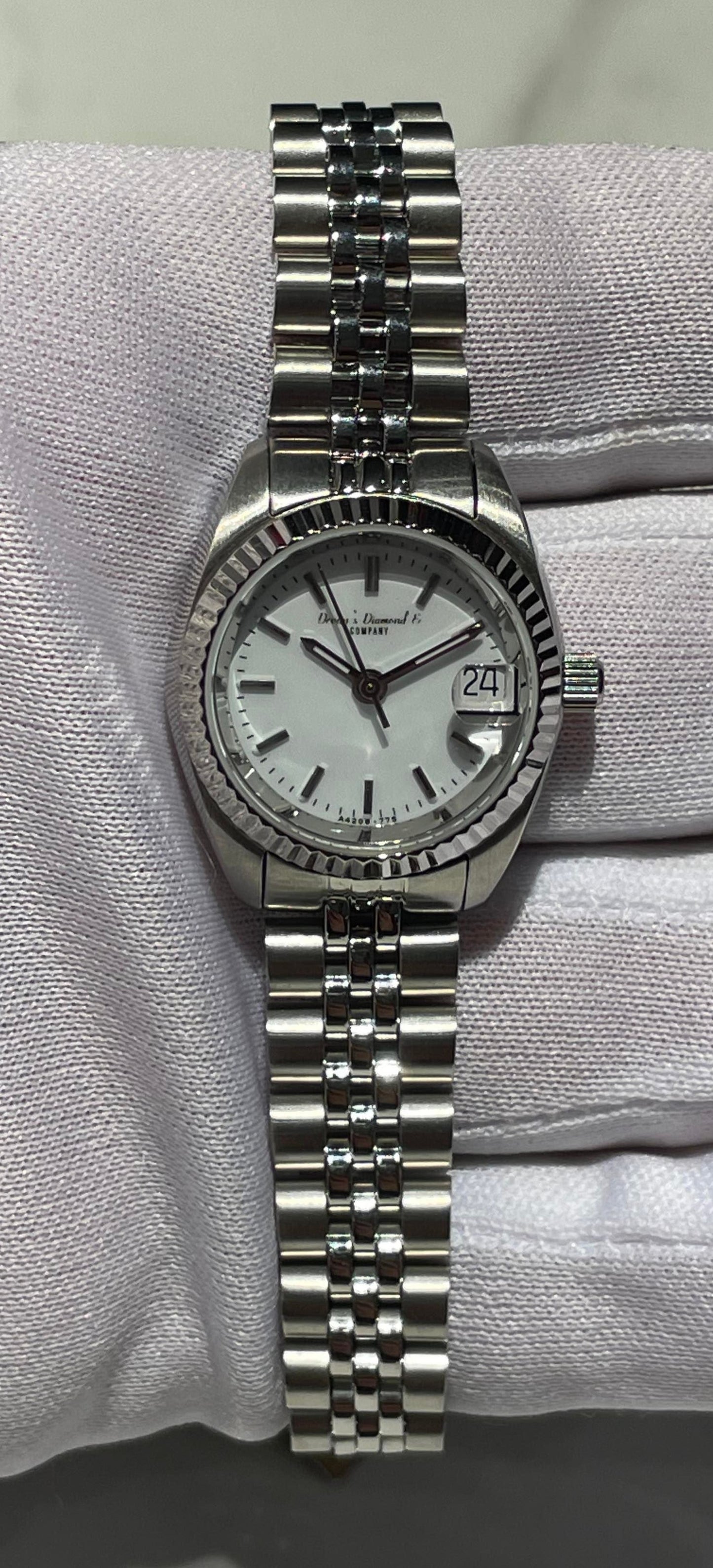 Ladies' White Dial Watch