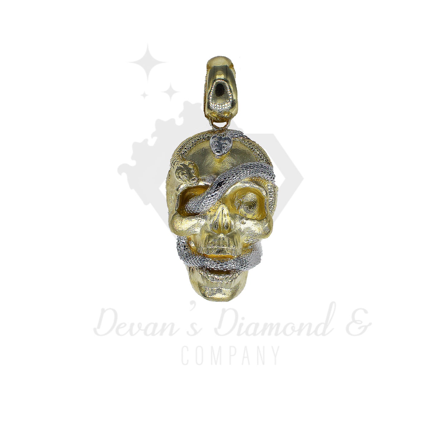 Skull and Snakes Pendant
