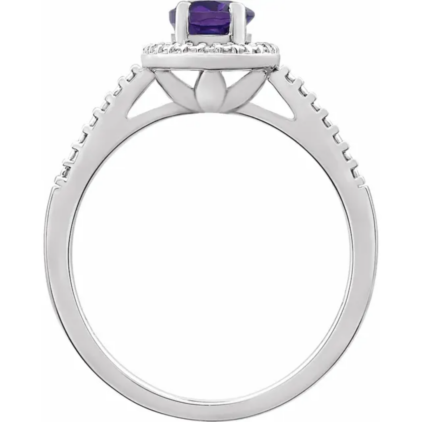 Oval Amethyst Ring