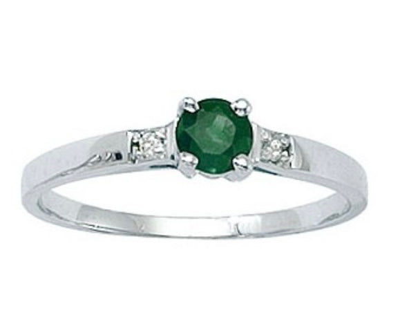 Emerald and Diamond Ring