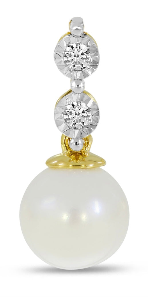 Pearl and Diamond Pendant