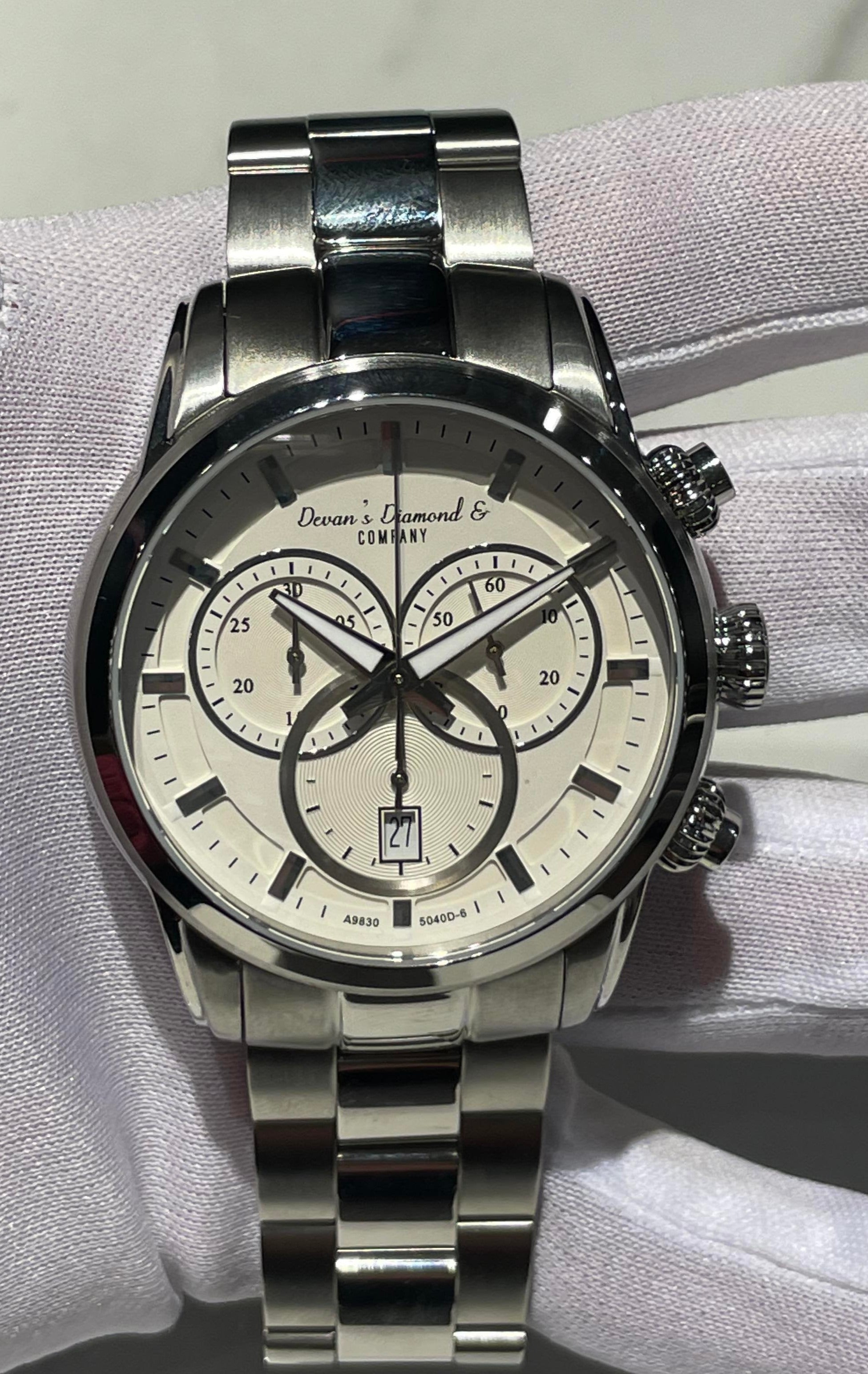 Cream Dial Watch