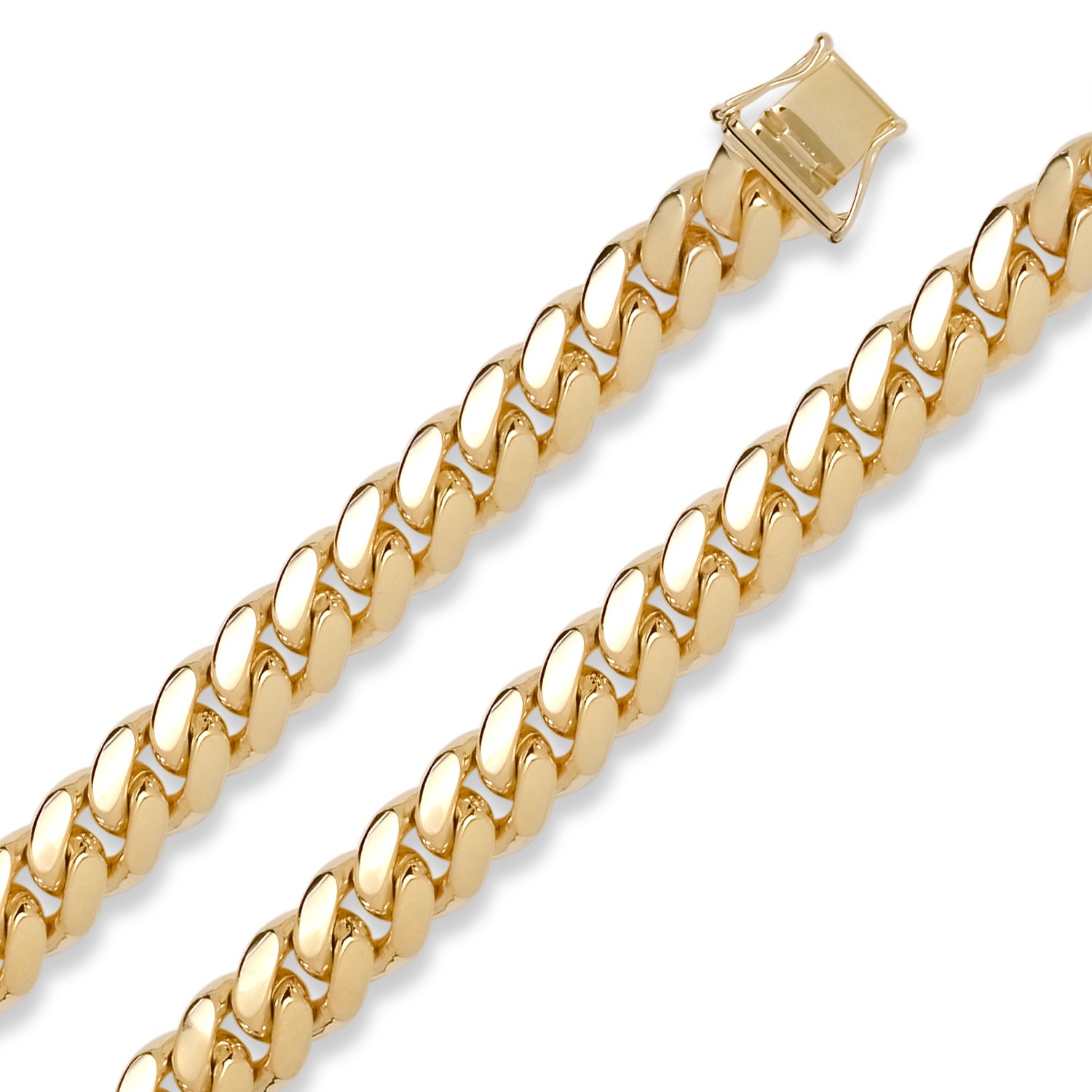 Amazon.com: Nuragold 10k Yellow Gold 8mm Figaro Chain Link Bracelet, Mens  Womens Jewelry 7