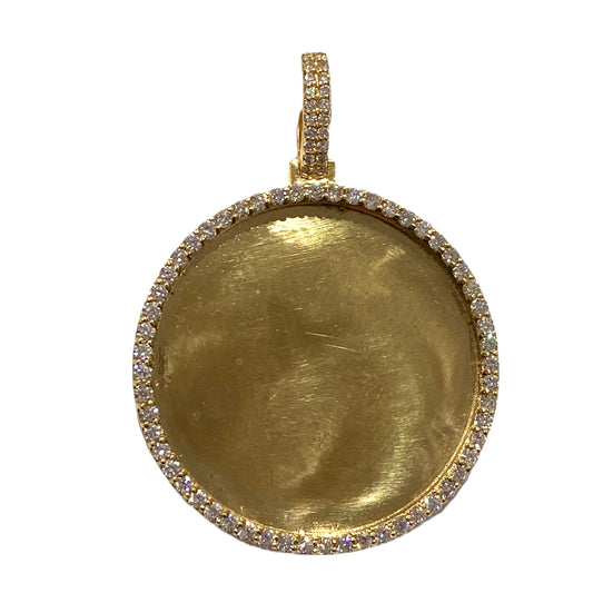 Round Memory Pendant- Large