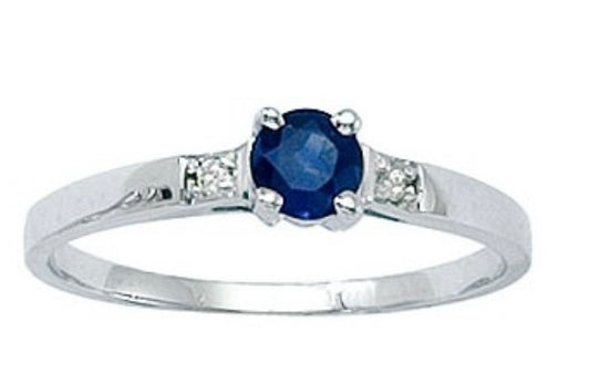 Sapphire and Diamond Ring